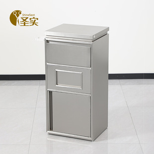 New Barber Shop Cabinet Stainless Steel Floor Cabinet with Hair Dryer Home Hair Salon Special Hairstylist Tool Storage Cabinet