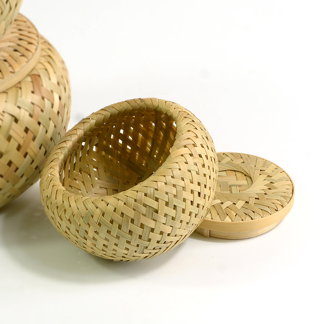 Productos de bambú hechos a mano al por mayor, cestas de almacenamiento, cestas de bambú, bandejas de dim sum, recogedor redondo de granja, bollos al vapor, cestas de bambú, platos de frutas, pájaros