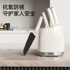 新しいホット販売白月光ナイフセット家庭用ライトクラウドナイフ包丁シェフナイフ骨チョッピングナイフはさみ組み合わせ