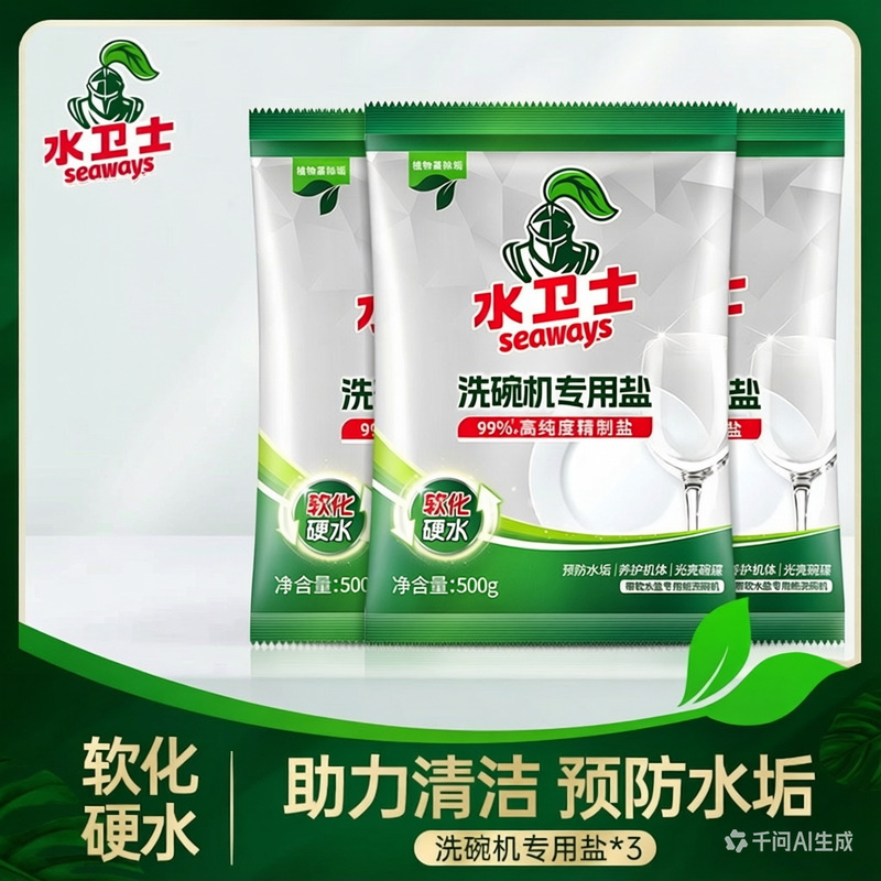 Water Guard Dishwashing Salt Dishwasher Special Salt Soft Water Salt Kitchen Tableware Cleaning Prevention Scale Bright Dishwashing Water Guard Dishwashing Salt Dishwasher Special Salt Soft Water Salt Kitchen Tableware Cleaning Prevention Scale Bright Dishwashing