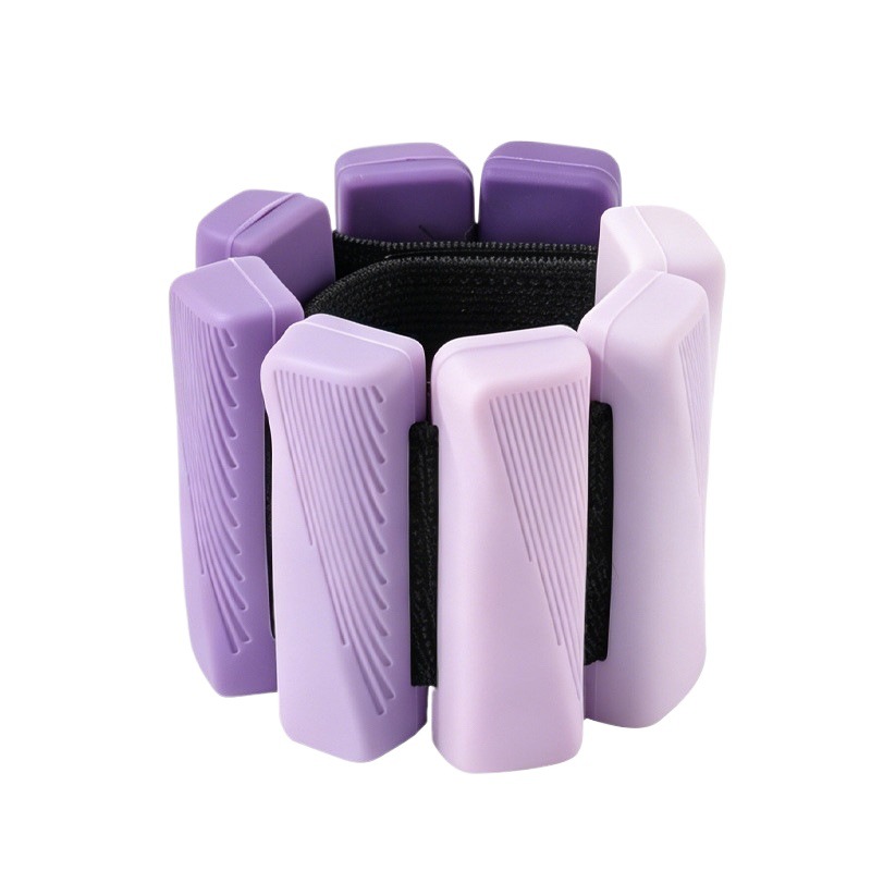 Brazalete de peso de silicona Yoga Pilates piernas ajustables brazos y pies conjunto de peso universal de mujer color gradiente