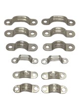 固定电线压线板 压线夹桥型金属压线片压线扣 骑马卡灯具布线卡扣