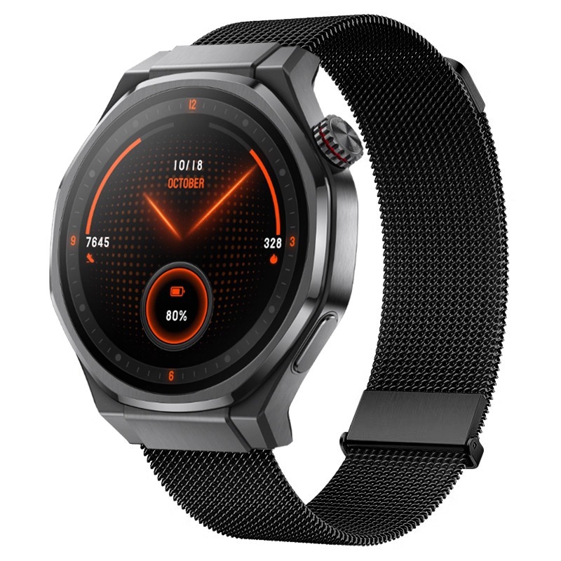 공식 동일 모델 업그레이드된 듀얼 마그네틱 밀라노 스트랩 [블랙]