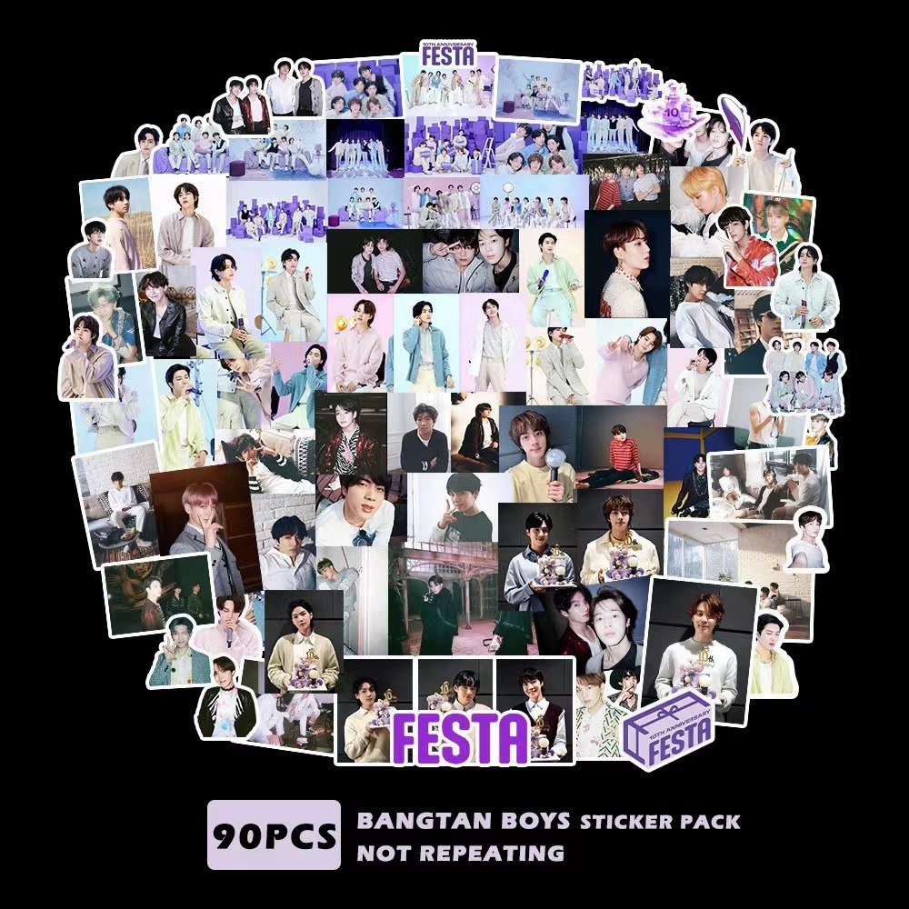 Sticker Pack (DECOKIT) K-pop‑inspired Sheet Set, Assorted Designs, 78–106 pcs