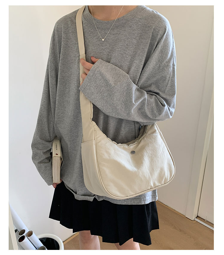 Small handbag, women's underarm bag, fashionable and casual single-shoulder bag, crossbody bag, 2025 new style for work and commuting, stylish solid color bag undefined