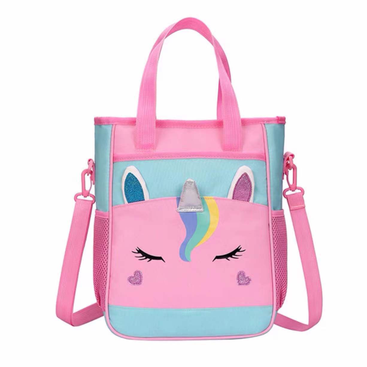Unicorn Backpack One, Two And Three Grade Boys And Girls Backpack Large-capacity Breathable Ridge Protector Lightweight Schoolbag