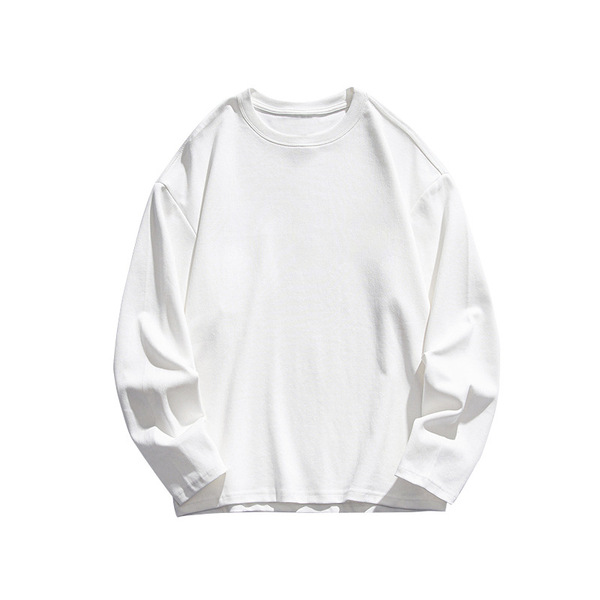Cotton solid base body-friendly long-sleeve for men and women with a…