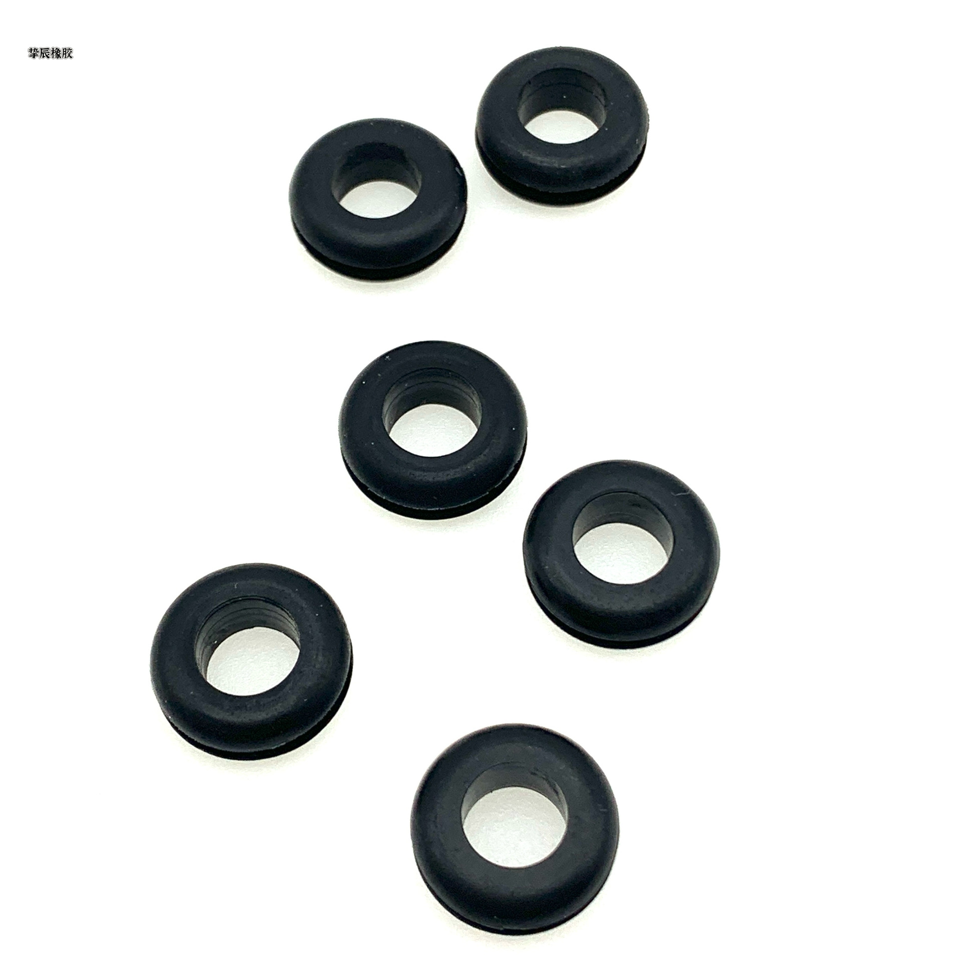 硅橡胶护线圈 防水密封圈 加厚过线圈 橡胶出线孔护套UL157