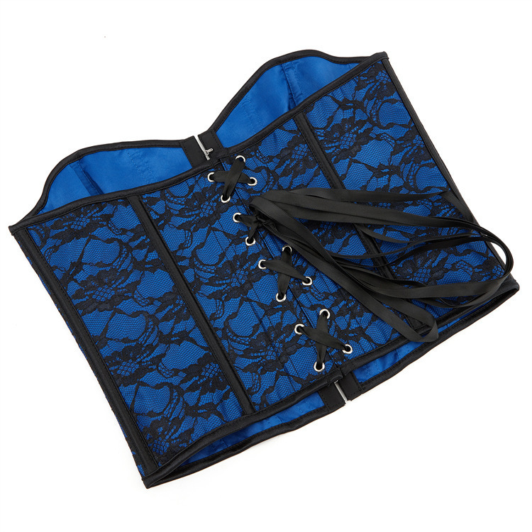 Nuevo patrón de botón azul oscuro de una sola fila para limpiar el pecho de soporte de pecho sexy vestido de mujer Amazon AliExpress