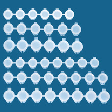 厂家直供连体颜料盒3ml数字油画2ml丙烯水彩分装塑料颜料条空盒