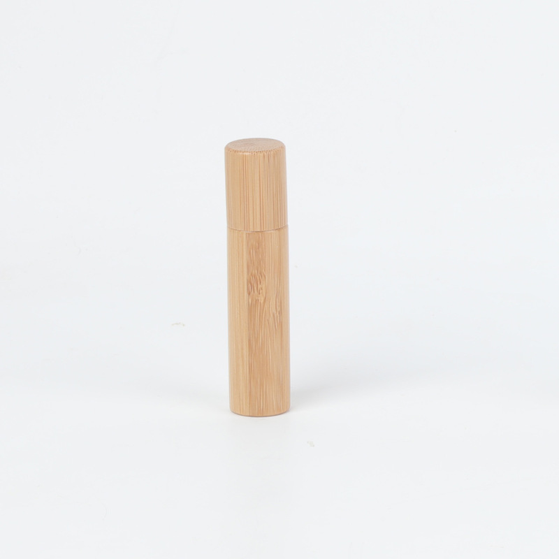 竹製ローラーボトル 香水精油ボトル ロールオン分注ボトル 3ml5ml10ml 竹蓋付き 全竹製ローラーボトル|undefined