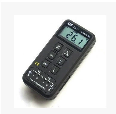 Тайвань Taishi TES1303 двухканальный термометр TES1303 термометр (с оболочкой) оптом
