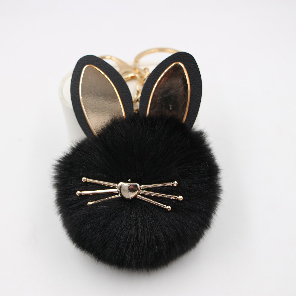 Cute Cat Imitation Wool Alloy Women's Keychain display picture 5