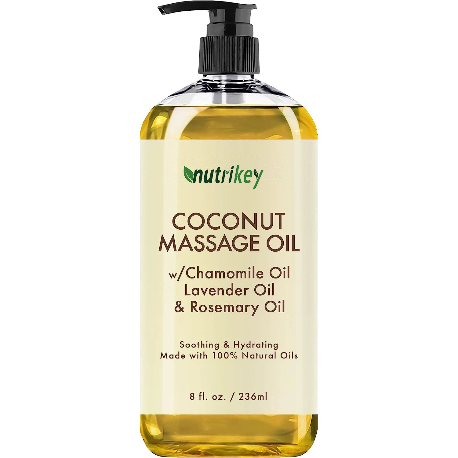 Amazon трансграничная горячая продажа кокосового массажного масла 236ml трансграничный источник заводская поддержка производства OE M