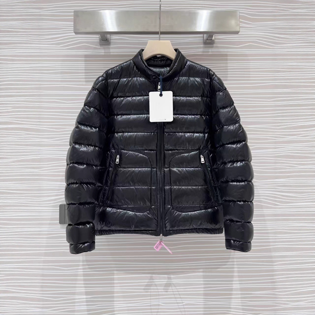 Acorus Lightweight Men's Short Hooded down Jacket Men's Thin Stand Collar Winter Jacket 06