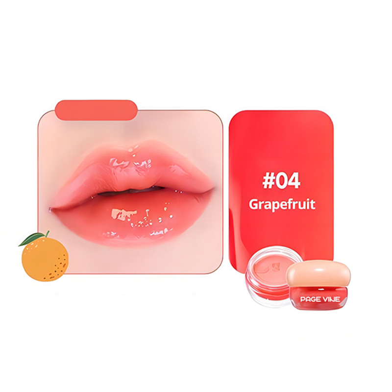 PAGE VINE transfronteriza barra de labios de mermelada esmalte labial suave y humectante, esmalte labial blanqueador, mascarador labial