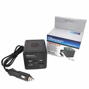 Low-Power Vehicle-Mounted 150W Modified Wave Inverter for Automobiles 12V/24V to 220V Multi-Socket Fast Charging USB