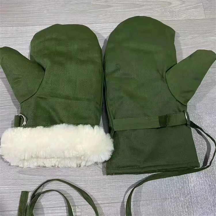 Производитель производит оптовые меховые перчатки для угрюмых перчаток зимой утолщенные и ветрозащитные перчатки из овчины