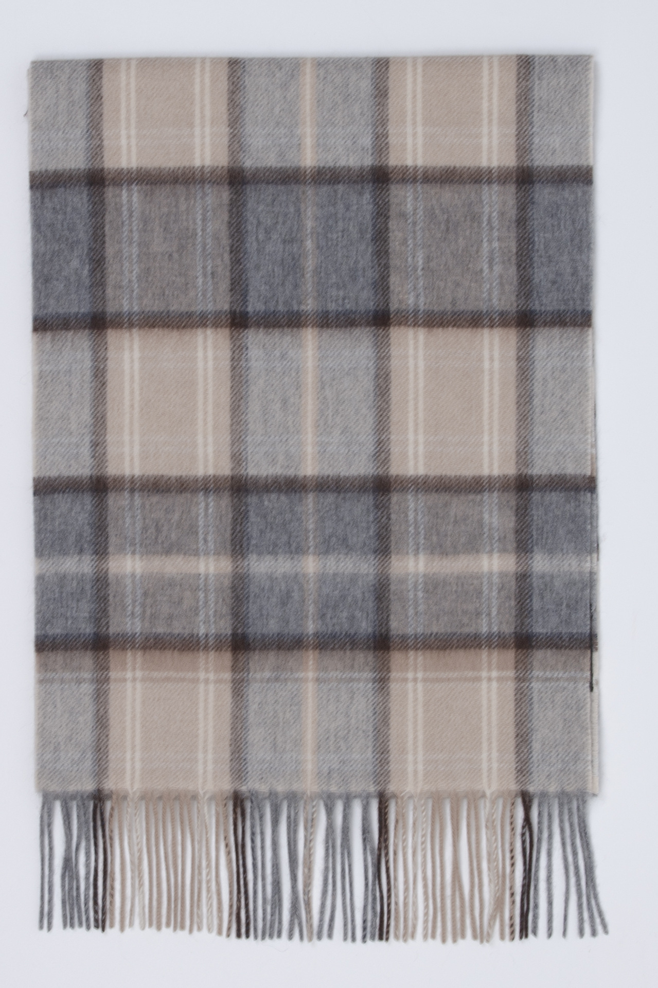 Mongolia interior puro cachemir lana de lana teñida en hilo a cuadros ondas de agua otoño e invierno bufanda para hombres y mujeres