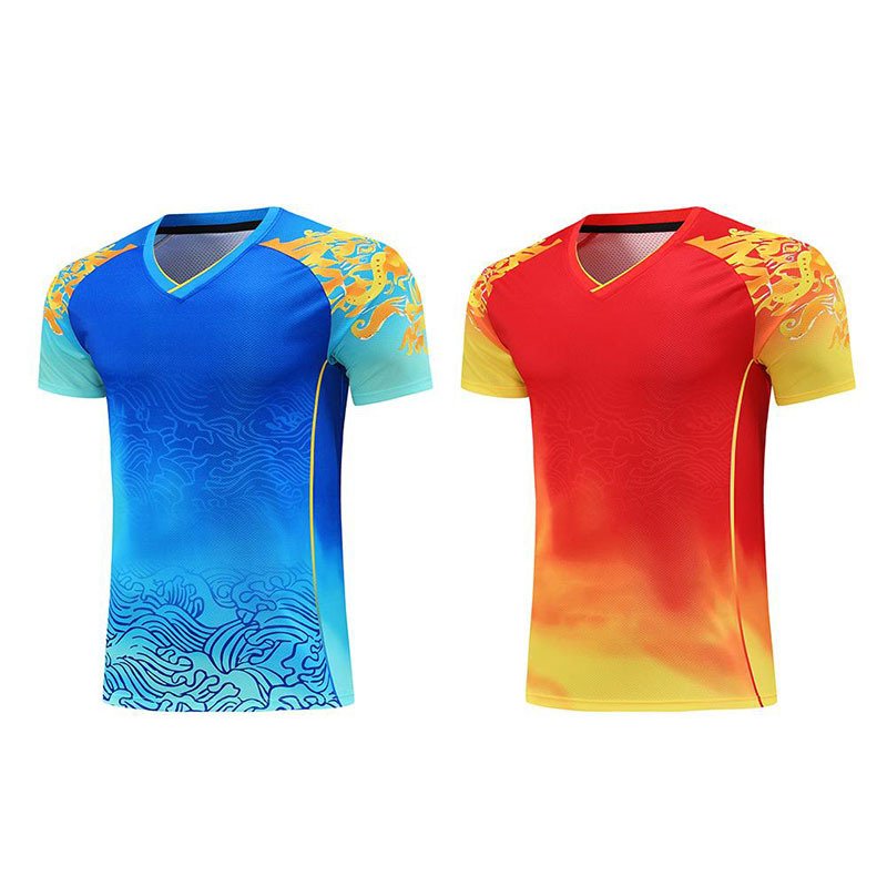Quick-drying men's and women's badminton clothes suit running children's tennis clothes running sportswear table tennis volleyball clothes