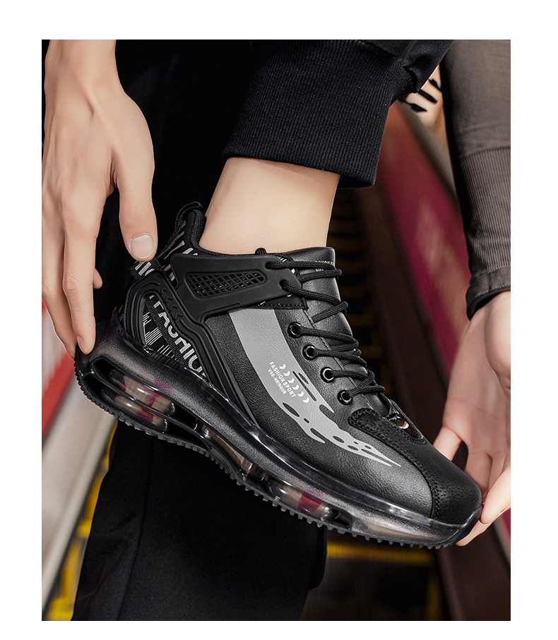 Giày chạy bộ nam đệm khí thoáng khí chống trượt giảm chấn kiểu dad shoes — 537 màu đen, 537 trắng xanh, 537 trắng đen chi tiết 14