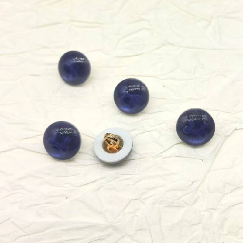 新しい中国風の手作り粘着合金足樹脂ボタン弓半透明樹脂アクセサリー DIY 装飾ボタン|undefined