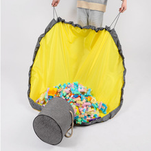 可折叠防水宝宝玩具整理神器儿童玩具收纳袋子束口超大积木收纳桶