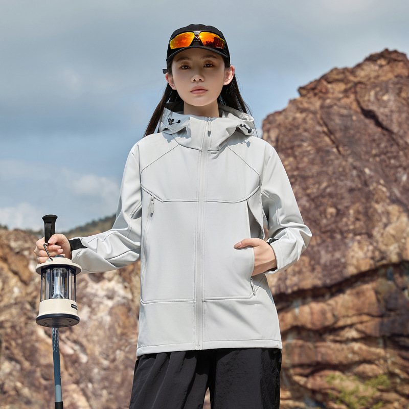 秋冬户外软壳冲锋衣情侣款三防潮流外套休闲夹克登山服工作服logo|undefined