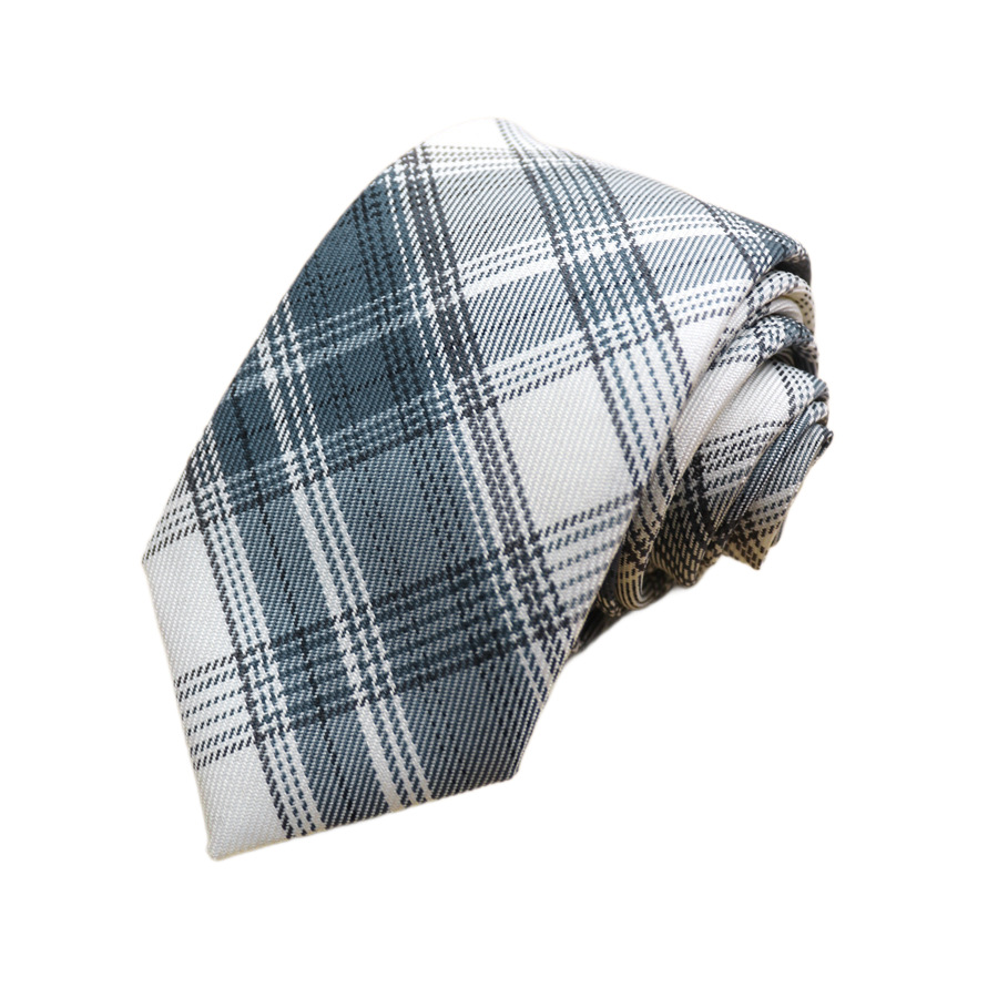 Plaid Tie For Men And Women College Style Casual Hand-tied Necktie_voghion.com