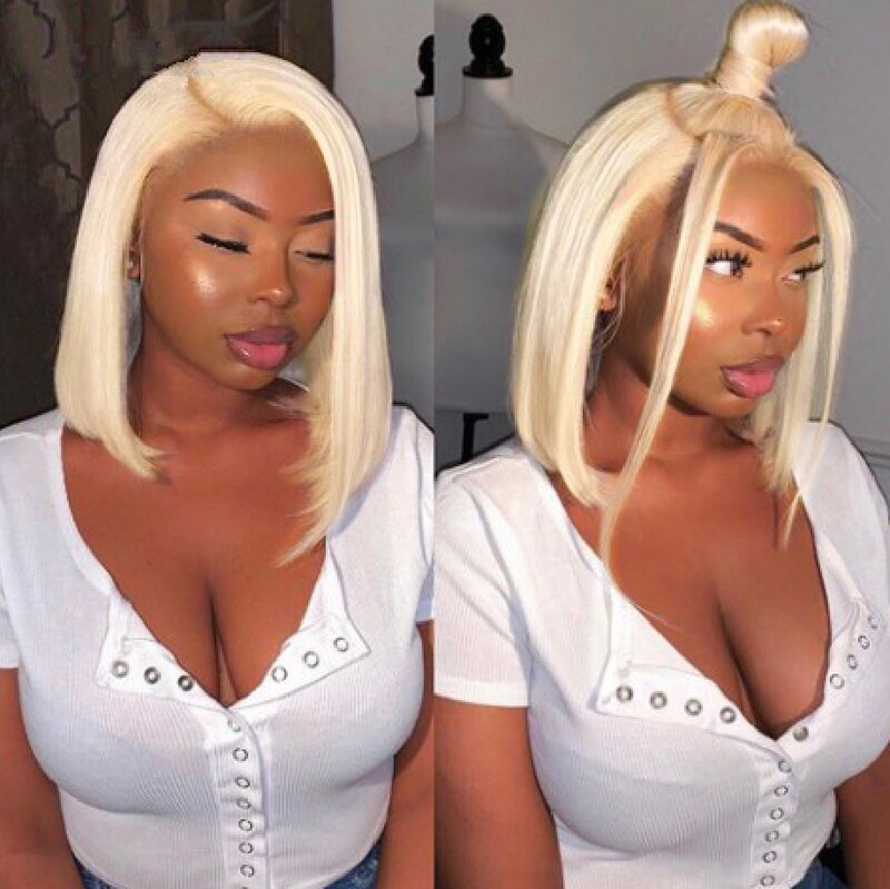 European and American Cross-Border Hot-Selling New Products for Women: Cute Bob Wig, High-Temperature Synthetic Fiber Full Head Wig