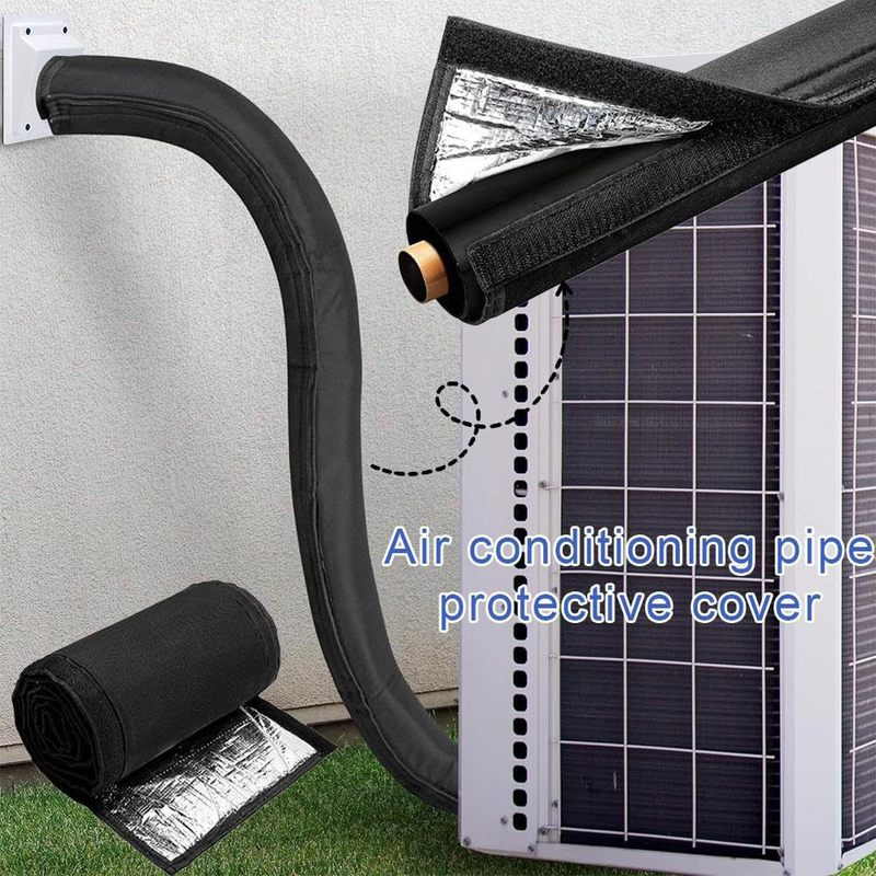 跨境空调软管3层HVAC绝缘盖防尘罩防晒防水耐高温600D牛津布管套|undefined