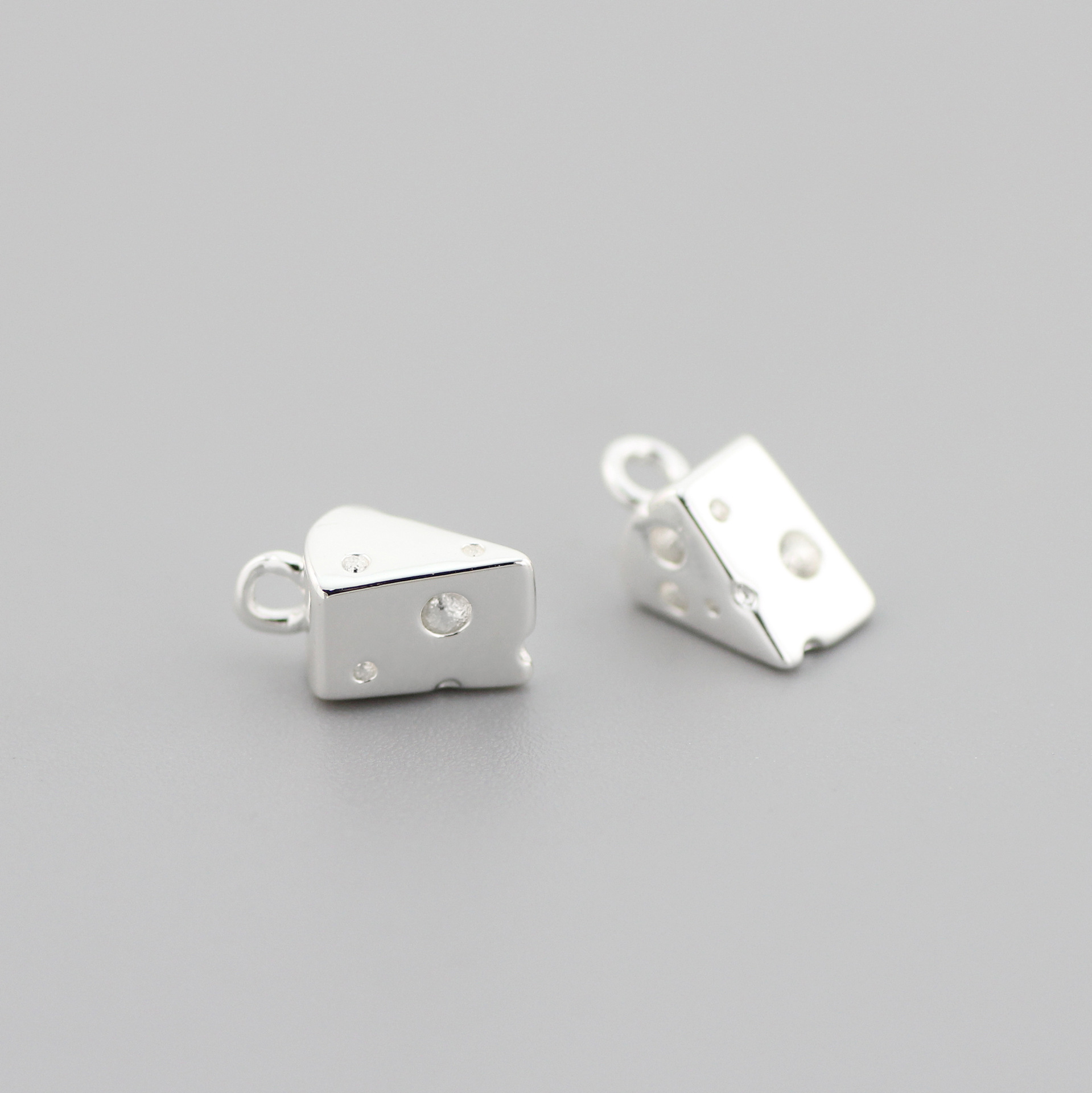 2g Weight Pendant Jewelry Making Type DIY Jewelry Accessories Classification 1 Piece Quantity Brass Material Cheese Pattern Plating Design Cute, Simple Style Style 1 Piece Brass Cheese Pendant 6