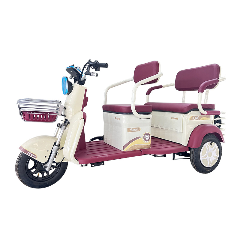 Fabricante recto hogar recoger niños coche de batería de doble fila respaldo ocio scooter puede ser un triciclo eléctrico de licencia
