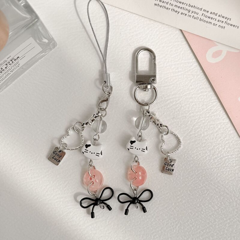 Cute Cat, Fish, and Heart-Shaped Pendant, Personalized Phone Chain, Women's Backpack Pendant, Polaroid Camera Charm, New Style Cute Cat, Fish, and Heart-Shaped Pendant, Personalized Phone Chain, Women's Backpack Pendant, Polaroid Camera Charm, New Style