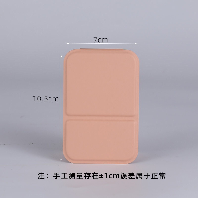 小型ミラー、ポータブル化粧鏡、旅行用折りたたみ式ハンドヘルド化粧鏡、学生寮折りたたみミラー、ミニポータブルミラー|undefined
