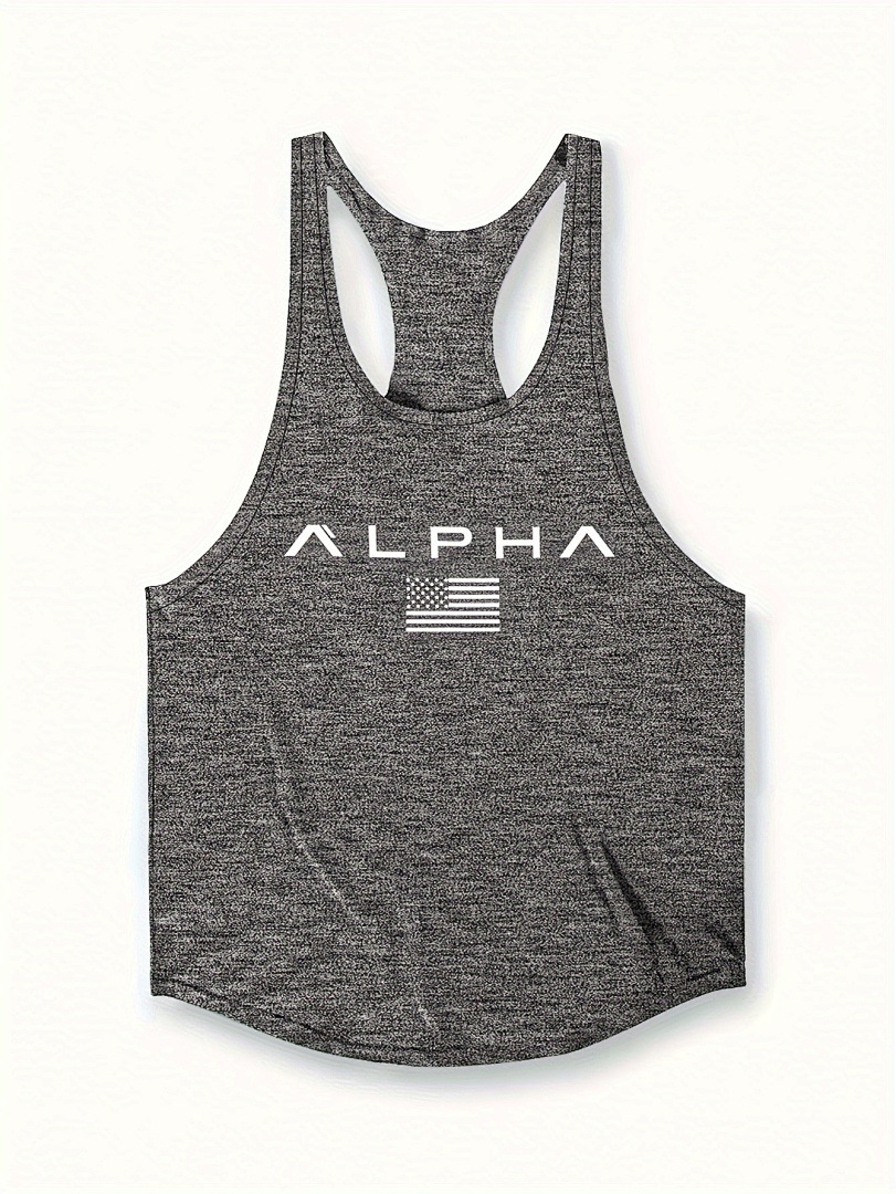 Men's Fitness Vest Loose Sleeveless Top For Sports Running Basketball Training_viptrois.com