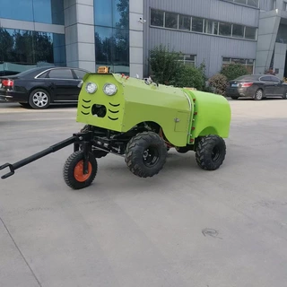 自走式人机分离打药车 四轮遥控打药机 小型果园四驱风送喷药机