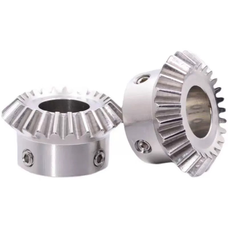 伞齿轮螺旋伞齿轮1模2模3模4模5模6模不锈钢45钢材质