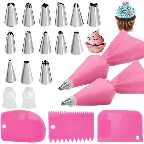 20 21 32 33 36 39 Pieces Cake Decoration Icing Tips Icing Bags Cream Spatulas Biscuit Tool Set
