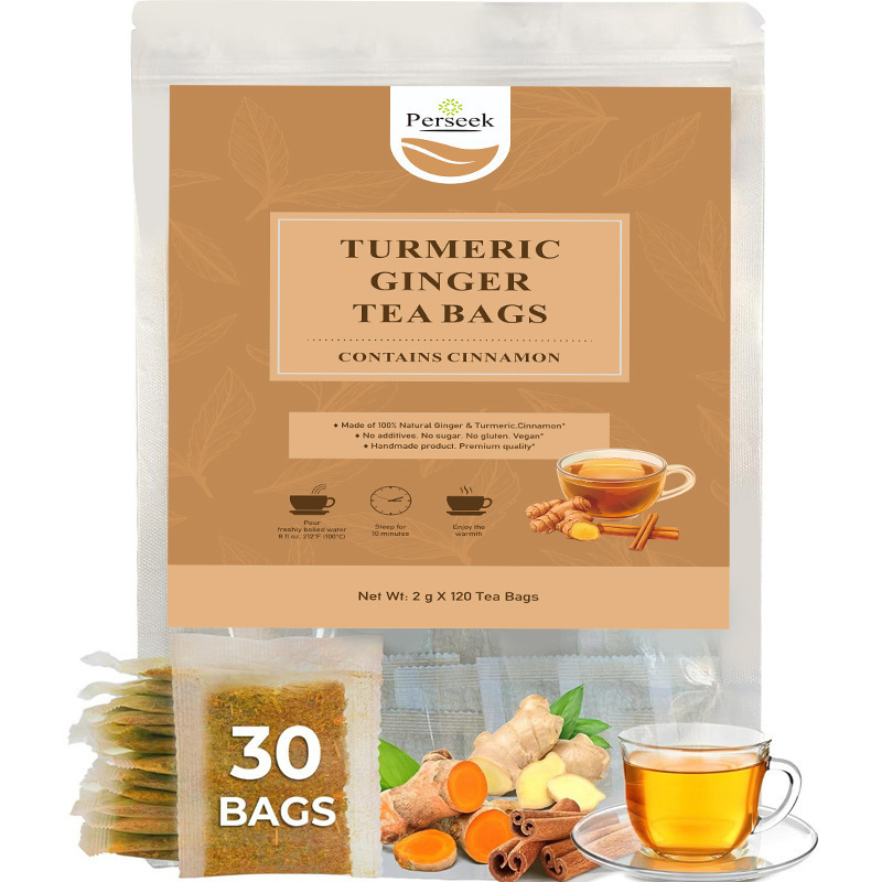 Premium Turmeric Ginger Cinnamon Tea Ginger Tea Bags 120g