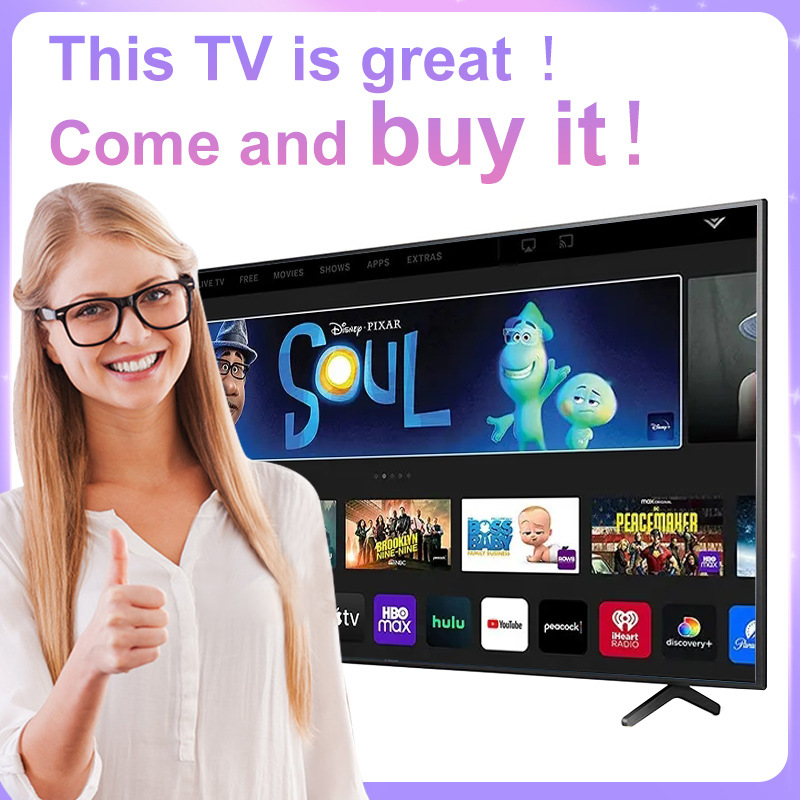 电视机外贸电视32 40 42 50 65 75 inch 4K LED Android Smart TV