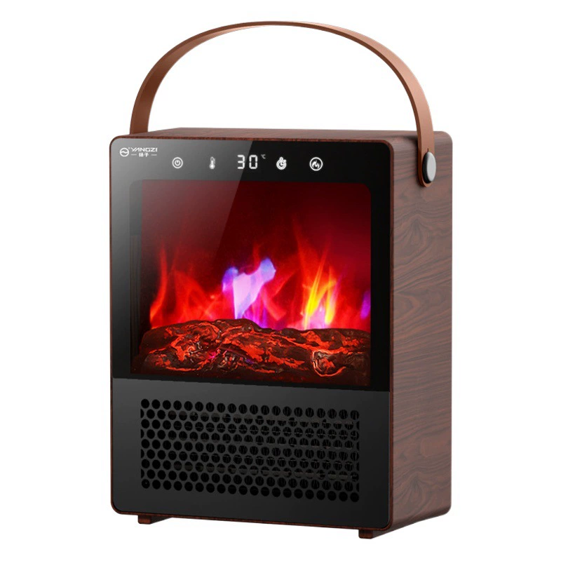 Yangzi обогреватель бытовой энергосберегающий имитация пламени внутренний Электрический обогрев офисный камин
