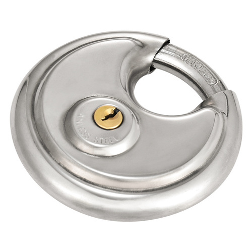 Round cake lock stainless steel padlock cross-border household round American style outdoor waterproof, rust-proof and shear-resistant round padlock