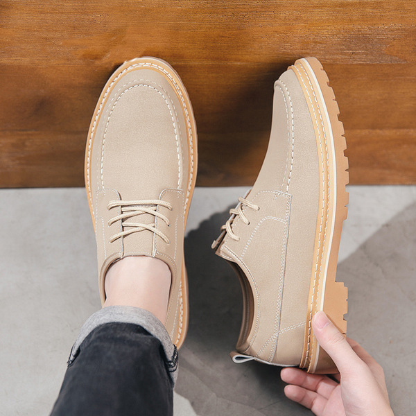 Demi-season trend casual fashionable shoes English style