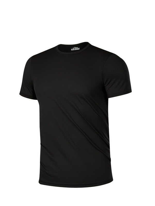 メンズスポーツ半袖スポーツ上着速乾性ラウンドネックtシャツフィットネス、ランニング、トレーニングに適しています|undefined