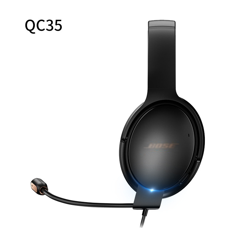 Nuevo enchufe atado con alambre auricular de la reducción del nivel de ruidos del juego de la segunda generación de BOSE QC35 con el micrófono del volumen del control de alambre