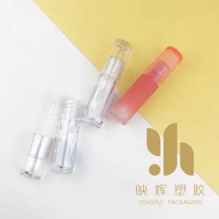 唇釉空管透明唇彩管方管口红管包材注塑 diy彩妆包材加工定制新品