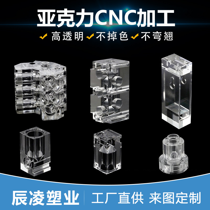 Temu/SHEIN同源高透明亚克力板CNC加工PC有机玻璃塑料板抛光加工