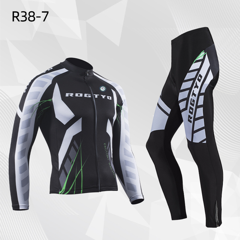 Primavera, verano, otoño, chaqueta, pantalones largos, uniformes de secado rápido de bicicleta de montaña para hombres y mujeres. image 11