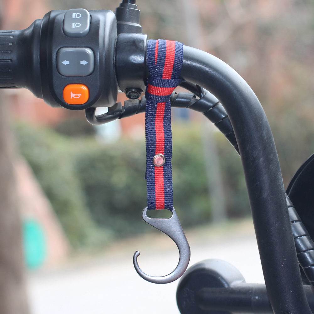 Gancho multifuncional de metal engrosado para motocicleta, triciclo eléctrico, venta al por mayor, nuevo, para compras y supermercado